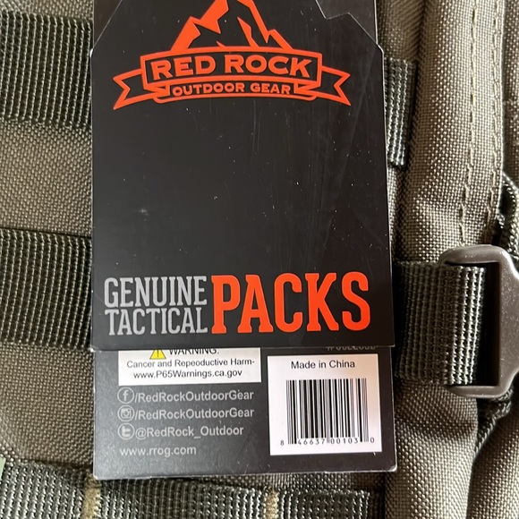 Red Rocks Large Assault Pack - Picture 10 of 10
